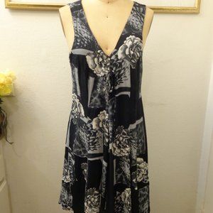 Mystic Floral Print Sun Dress